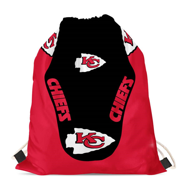 Kansas City Chiefs Drawstring Backpack sack / Gym bag 18