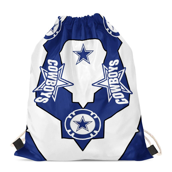Dallas Cowboys Drawstring Backpack sack / Gym bag 18