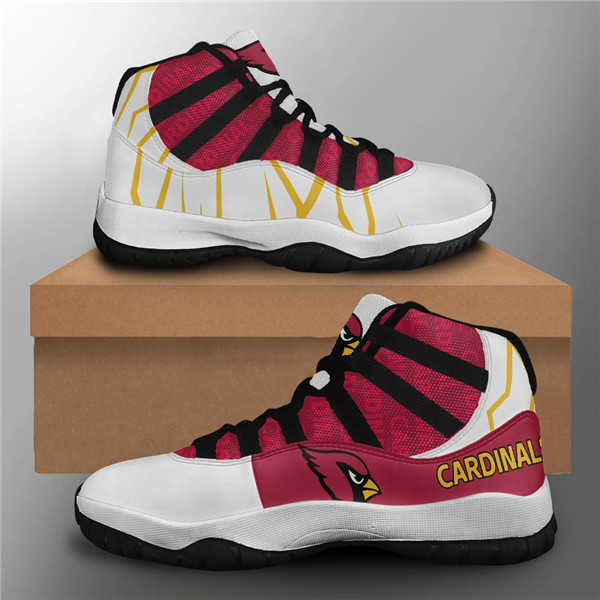 Men's Arizona Cardinals Air Jordan 11 Sneakers 002