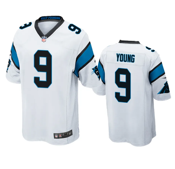 Youth White Carolina Panthers #9 Bryce Young Stitched Game Jersey