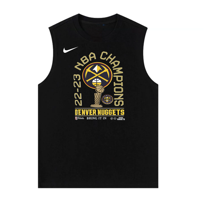 Men's Black Denver Nuggets 2022-23 Champions Suit in Action Tank Top