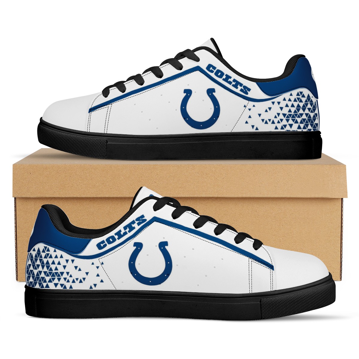 Women's Indianapolis Colts Low Top Sneakers 002