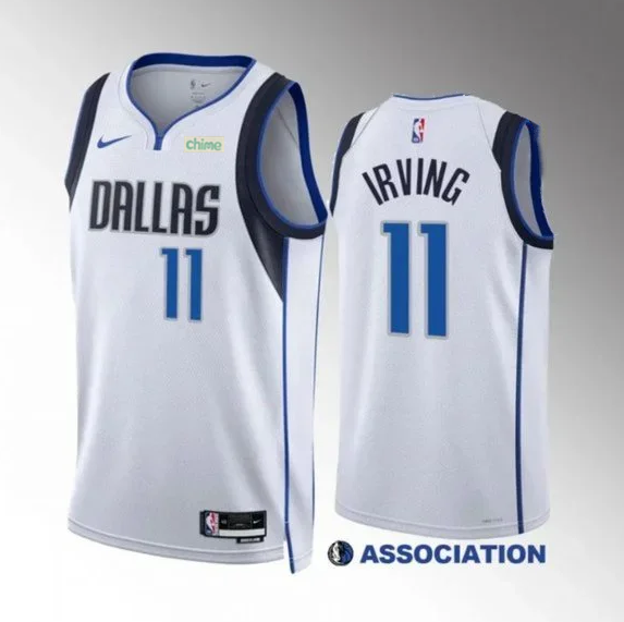 Youth White Dallas Mavericks #11 Kyrie Irving Icon Edition Stitched Basketball Jersey