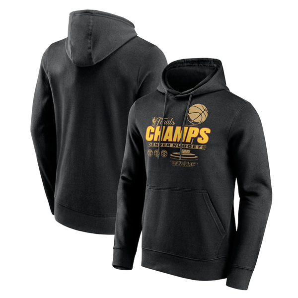 Men's Black Denver Nuggets 2023 Champions Shotclock Graphic Hoodie